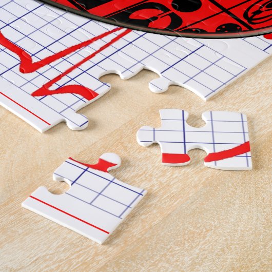 CCUのハートEKGの医学の専門 ジグソーパズル (側面)