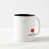 CCUパーソナライズされたナースマグカップ ツートーンマグカップ (正面右)