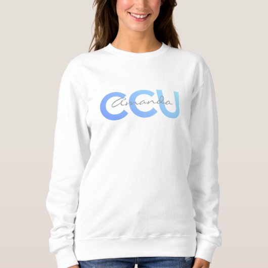 CCU Personalized Name スウェットシャツ (正面)