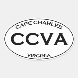 CCVA – チャールズ岬 楕円形シール