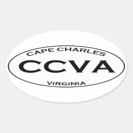 CCVA – チャールズ岬 楕円形シール
