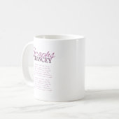 CDの神秘的な雰囲気 コーヒーマグカップ (正面左)