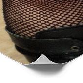 CDを持っている10代の若者 ポスター (角)