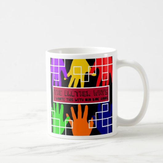 CDカバーマグの兄弟のWhys コーヒーマグカップ (右)