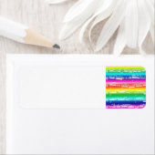 CDカラフルレインボー音楽カスタムラベル ラベル (インサイチュ)