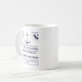 CDセーリングダイビング コーヒーマグカップ (正面左)