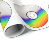 CDディスクの繰り返しバックグラウンド ラッピングペーパー (ロールコーナー)