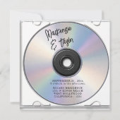 CDフォトカバー ウェディング 招待状 (裏面)