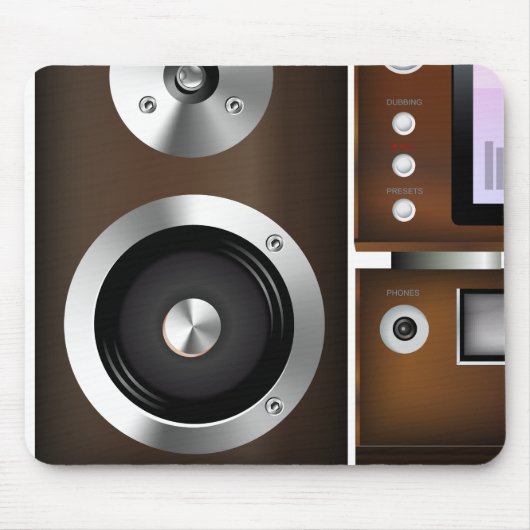 CDプレーヤーシステム マウスパッド (正面)