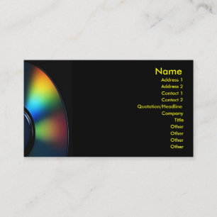 CDプロフィールカード 名刺