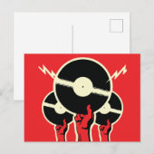 cdポップ・アートので ポストカード (正面/裏面)