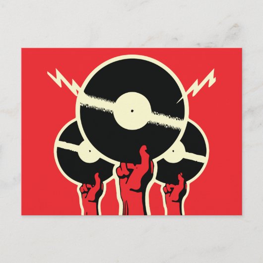 cdポップ・アートので ポストカード (正面)