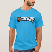 CDロゴの青 Tシャツ (正面)