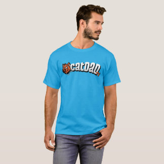 CDロゴの青 Tシャツ