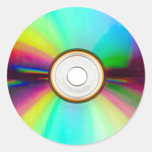 CD円形のステッカー ラウンドシール