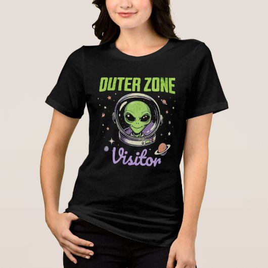 CD外側ゾーン訪問者 トライブレンドＴシャツ (正面)