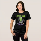 CD外側ゾーン訪問者 トライブレンドＴシャツ (正面全面)