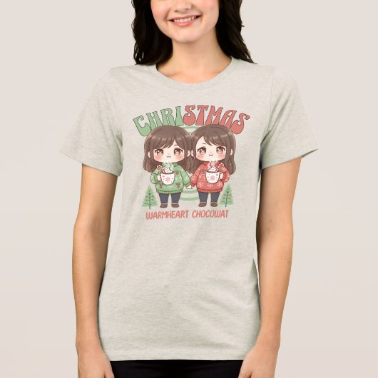 CD温かいチョコ トライブレンドＴシャツ (正面)