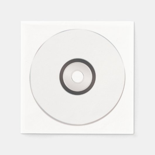 CD空白の紙ナプキン スタンダードカクテルナプキン (正面)