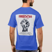 CD芸術の自由のTシャツ Tシャツ (裏面)