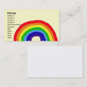 CD虹の芸術の名刺 名刺 (正面/裏面)