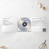 CD フォト カバー ウェディング 招待状 (内部)