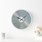 CD/DVDラウンドクロック ラージ壁時計 (ホーム)