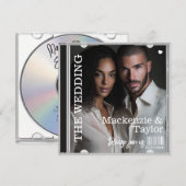 CD Photo Cover Wedding 招待状 (正面/裏面)