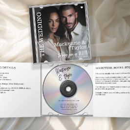 CD Photo Cover Wedding Invitation 三つ折りクリスマスカード