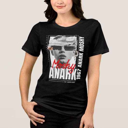 CDanarkmoshy トライブレンドTシャツ (正面)