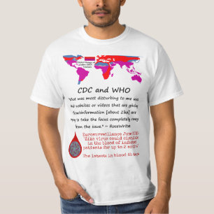CDCとWHO by RoseWritesの不安要素 Tシャツ