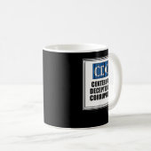 CDC詐欺センター「汚職アンチvax Tee コーヒーマグカップ (正面右)