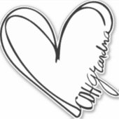 CDHおばあちゃんステッカー シール (正面)