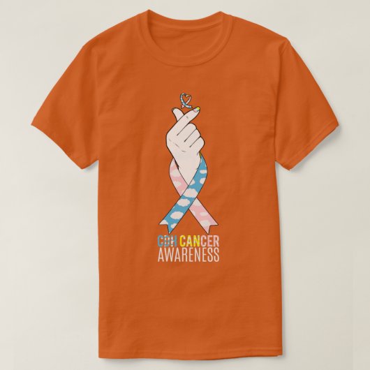 CDH認識度月Kpop指ハートギフト Tシャツ (デザイン正面)