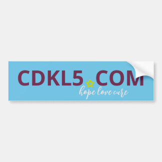 CDKL5バンパーステッカー バンパーステッカー