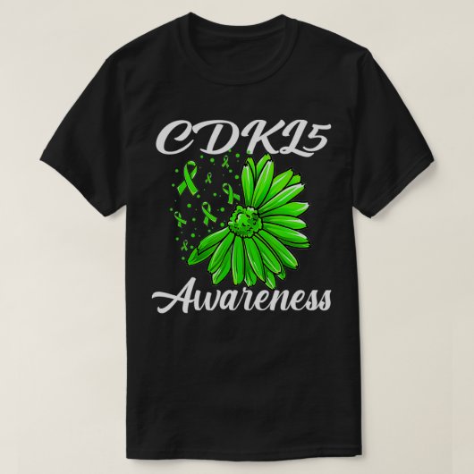 CDKL5 Awareness epileptic encephalopathy Related L Tシャツ (デザイン正面)