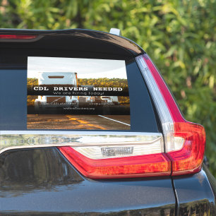 CDLドライバーのトラック輸送ビジネスが必要 シール