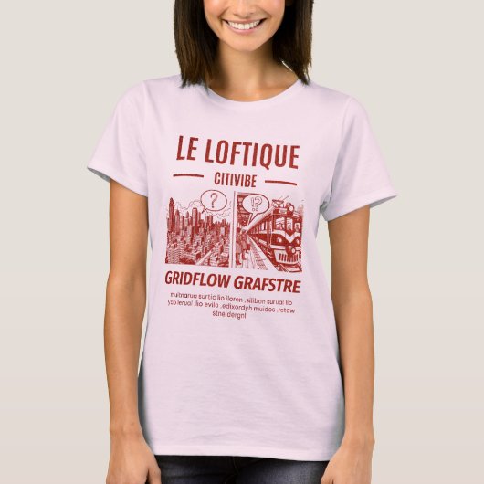 CDleloftique Tシャツ (正面)