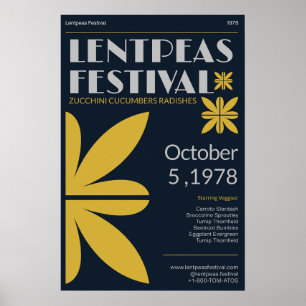 CDlentpeasfest ポスター
