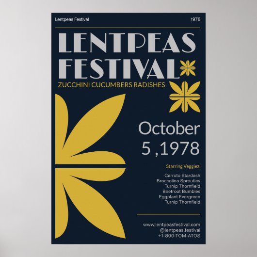 CDlentpeasfest ポスター (正面)