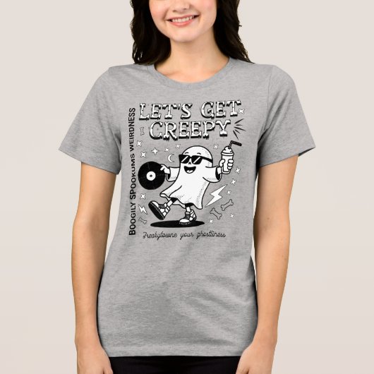 CDletsgetcreepy トライブレンドＴシャツ (正面)
