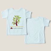 CDLSロゴ入りトッドラーTシャツ (デザイン正面&裏面)