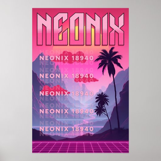 CDneonix ポスター (正面)