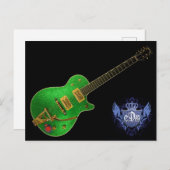 CDOグリーンギターティルト葉書 ポストカード (正面/裏面)