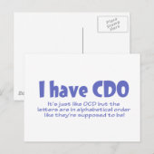 CDO ポストカード (正面/裏面)