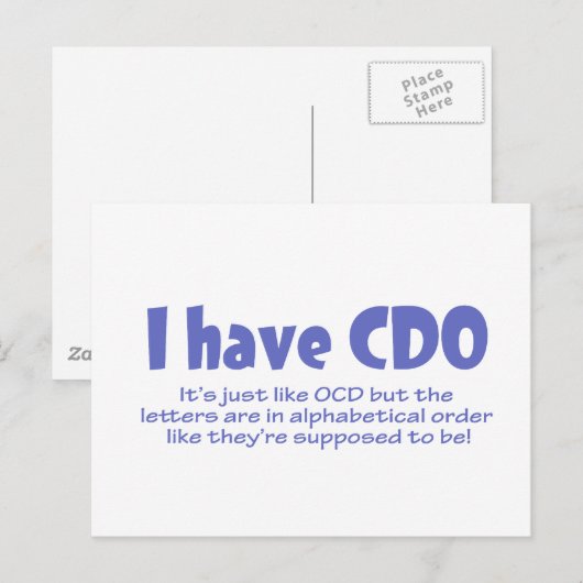 CDO ポストカード (正面/裏面)