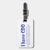 CDO ラゲッジタグ (正面縦)