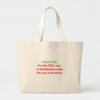 CDO ラージトートバッグ