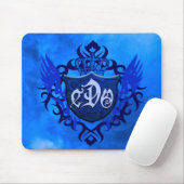 CDO-青い火の盾マウスのパッド マウスパッド (マウス)