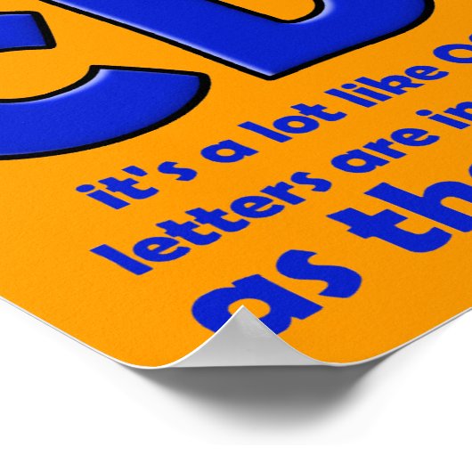 CDO OCDポスタおもしろいーサイン ポスター (角)